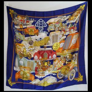 Vintage Hermes Scarf - Automobiles